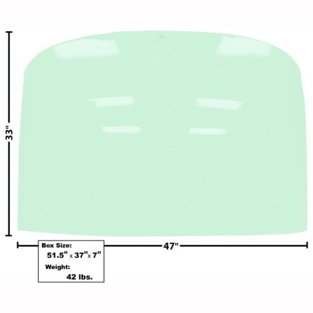 1964-1966 Ford Mustang Rear Window Glass Fastback Tinted
