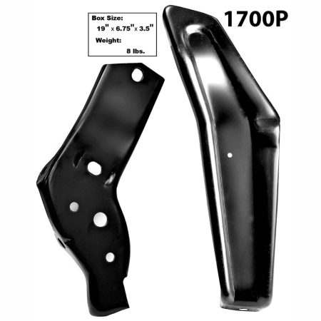 1964 Chevy Impala Rear Bumper Bracket Passenger Side (RH) 2Pc Set