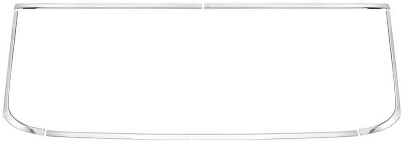 1966-1967 Chevrolet Chevy II Back Glass Molding Kit-X670-3066-2S