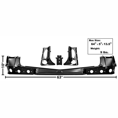 1966 Chevy Impala Trunk Rear Cross Rail