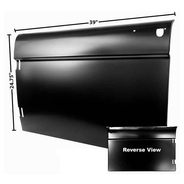 1966 Ford Bronco Door Skin Driver Side-3711B