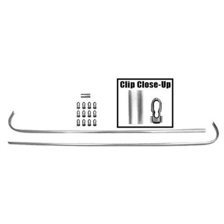 1967-1972 Chevrolet Pickup Molding Cab Rear Panel W/Clip-DYNM1284