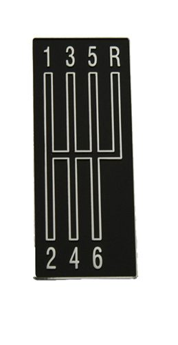1968-1969 Chevrolet Camaro Console Shift Plate Emblem
