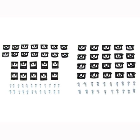 1968-1970 Dodge Charger Windshield and Rear Window Molding Clip Kit-MCK-3740-68