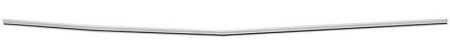1968 Chevrolet Chevelle|Malibu Rear Body Panel Molding Lower w/Mounting Hardware-P-RPM68LW