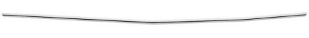 1968 Chevrolet Chevelle|Malibu Rear Body Panel Molding Upper w/Mounting Hardware-P-RPM68UP