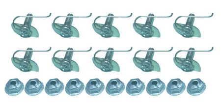 1969 Dodge Dart Trunk Panel Molding Clip Kit-SWA-270278
