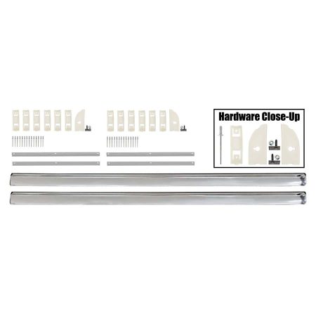1969 Mercury Cougar Rocker Panel Standard Molding with Clips