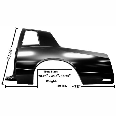 1981-1988 Chevy Monte Carlo Quarter Panel Driver Side (LH)