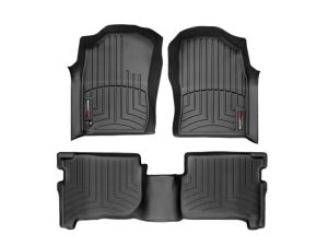 1996-2002 Toyota 4Runner WeatherTech Front and Rear Floorliners-Black-44123-1-2-WT