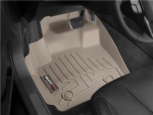 2003-2009 Lexus GX470 WeatherTech Front and Rear Floorliners-Tan-45070-1-2-WT