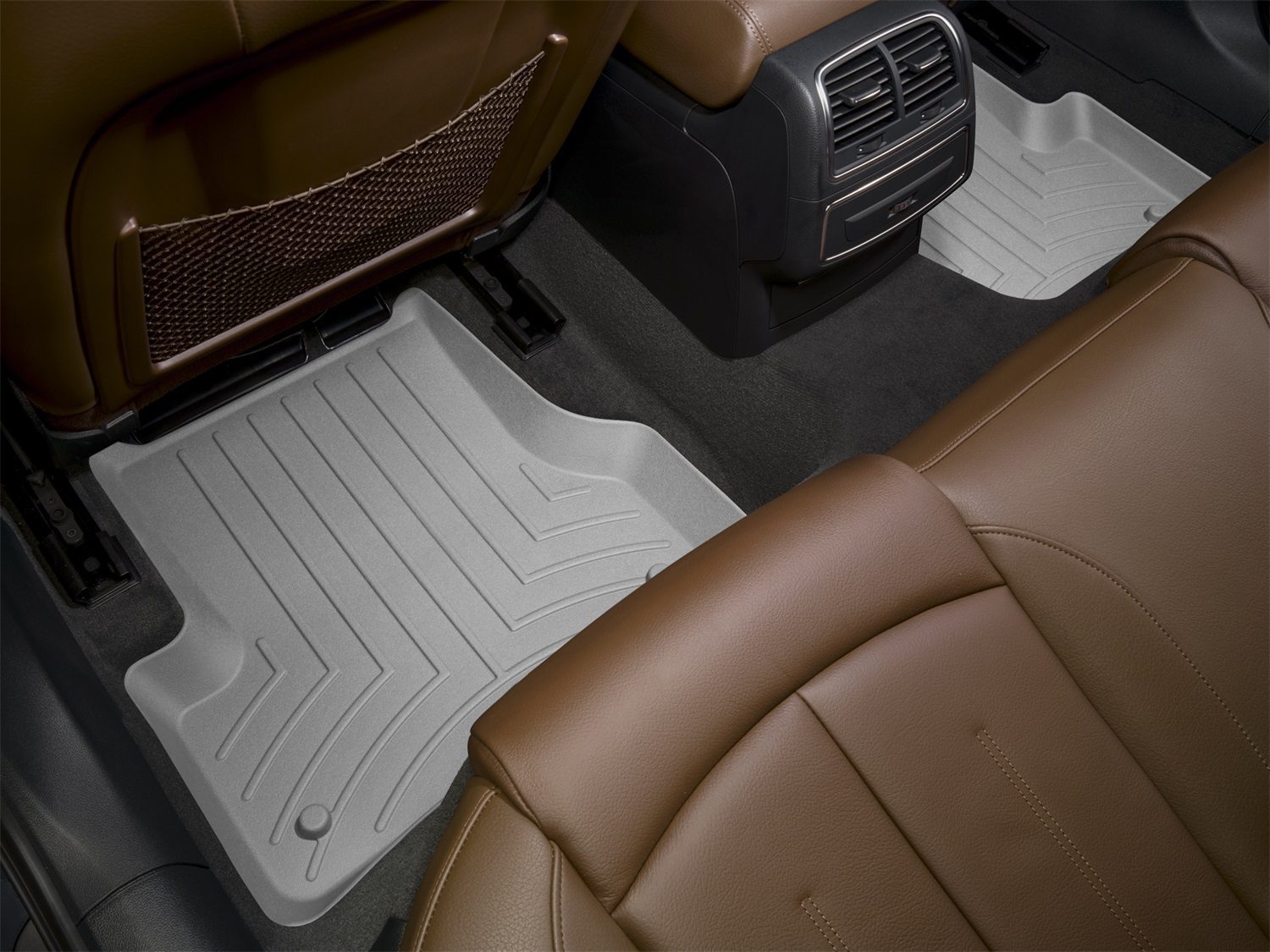 2003-2009 Toyota 4Runner WeatherTech Rear Floorliner-Grey - Image 2