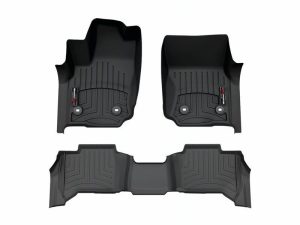 2009-2013 Subaru Forester WeatherTech Front and Rear Floorliners-Black-441881-441662-WT