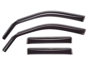 2011-2019 Ford Explorer WeatherTech Front and Rear Side Window Deflectors-Dark Smoke-82565-WT