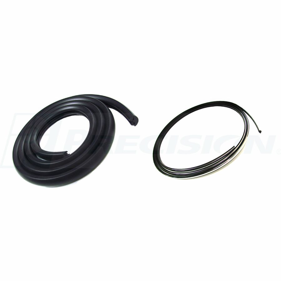 1942-1960 GM Pickup Small Rear Window Seal Kit, Chrome