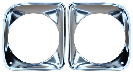 1967-1968 Chevy Pickup and Suburban Headlight Bezel Set