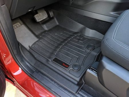 2019-2023 Ford Ranger WeatherTech Front and Rear Floorliners-Black-441518-1-2-WT