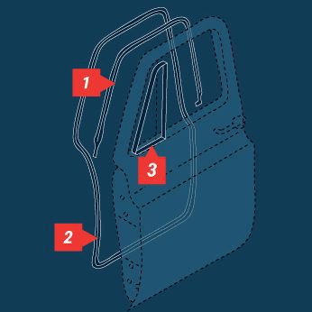 Vehicle weatherstripping guide