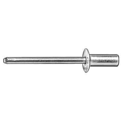 4.8mm (3/16") Aluminum Rivet Closed End Grip 3.6-4.1mm - PK 50-WF55285