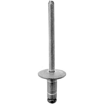 5/32" Aluminum Rivet 15/32" Flange Grip 3/64"-1/4" - PK 50-WF55295