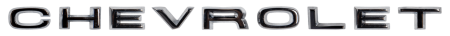 1967-1968 Chevy Pickup and Suburban Chrome Hood Letters
