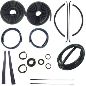 1949-1950 Chevy/GMC Pickup Weatherstrip Kit w/o Windshield Trim Groove
