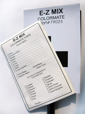E-Z MIX Colormate Card Holder Set - Image 3