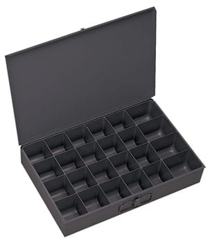 Large Metal Compartment Box