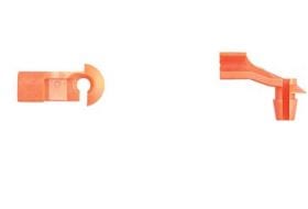 Lock Rod Clip Plastic Left 3mm Rod - PK 25-WF49254