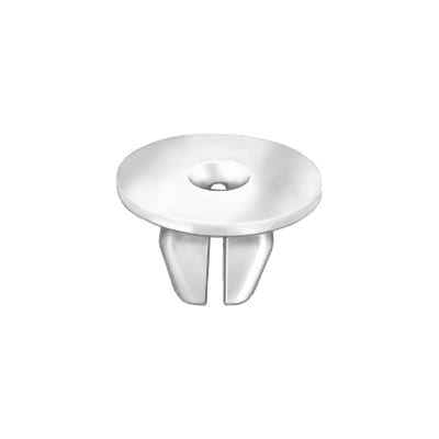 Nylon Nut #10 Screw Hole 8mm Square - PK 25-WF34624