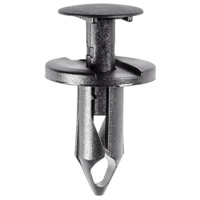 Push Pin Rivet 8mm Hole-20mm washer-27mm Long- 2mm Grip Black-WF46450-P