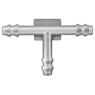 Vacuum Line Connector Tee 1/8" x 1/8" x 1/8"-PK 10-MS18103