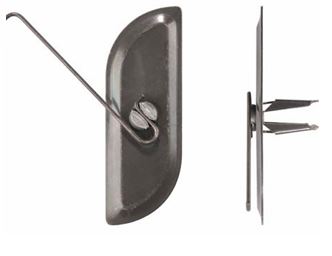 Moulding Clip Blind Metal 2-1/8" -PK 25-WF26744