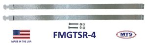 2000-2010 Ford F350-F550 Super Duty "Diesel Only" 40 Gal Rear Fuel Tank Top Straps w/Bolts/Lock Washers and Nuts-fmgtsr-4